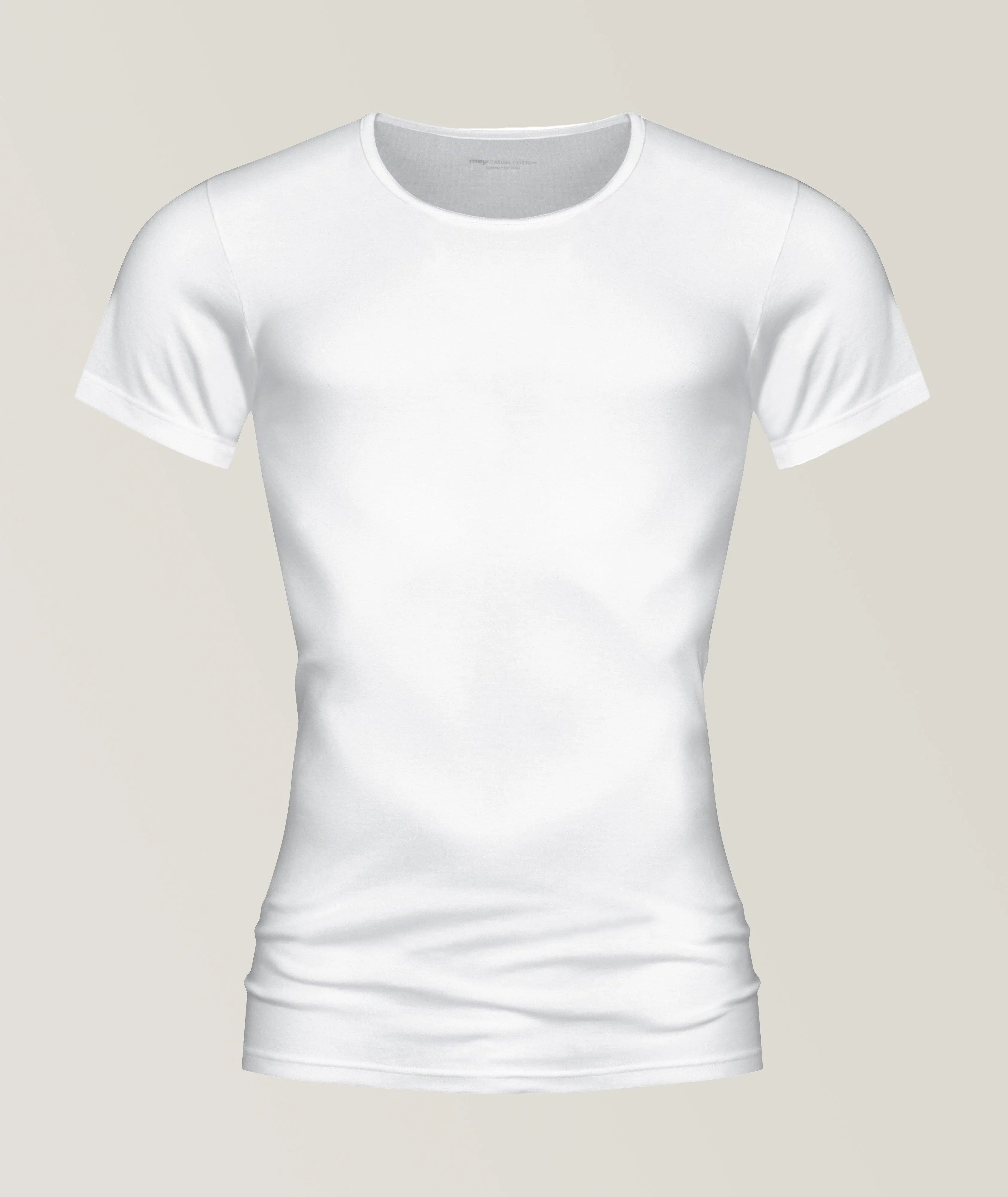 Harry Rosen Casual Pima Cotton Short Sleeve T-Shirt. 1