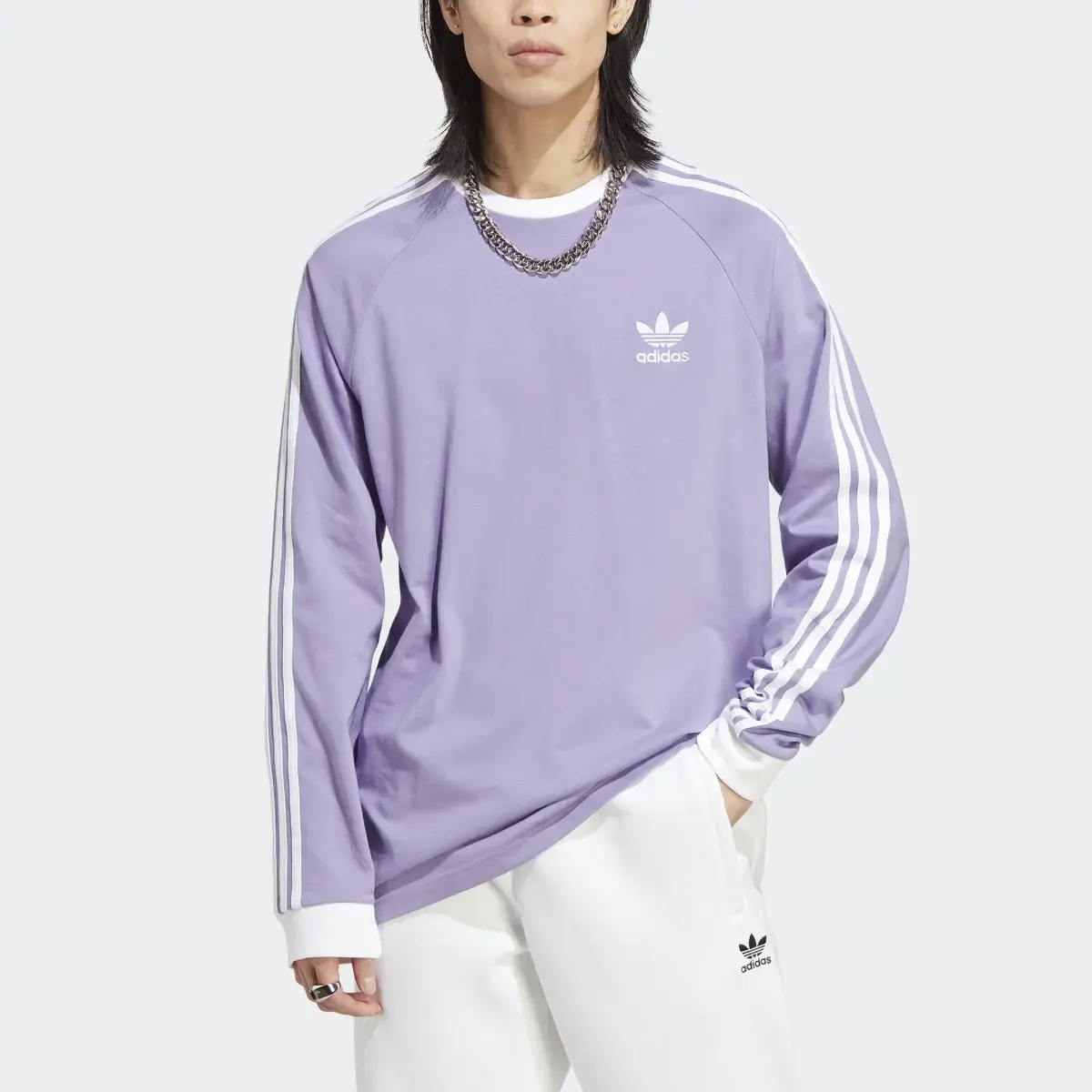 Adidas Adicolor Classics 3-Stripes Long Sleeve Tee. 1