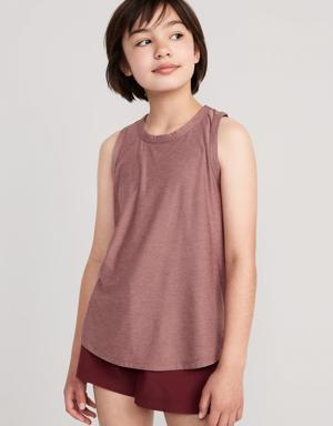 Cloud 94 Soft Go-Dry Cool Tunic Tank Top for Girls brown