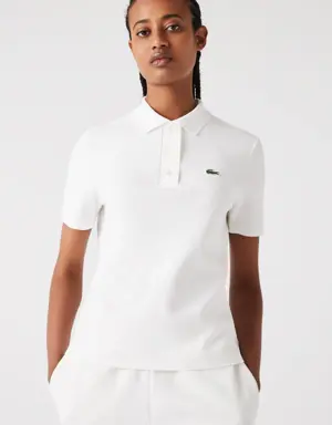 Women’s Lacoste Regular Fit Striped Organic Cotton Polo Shirt