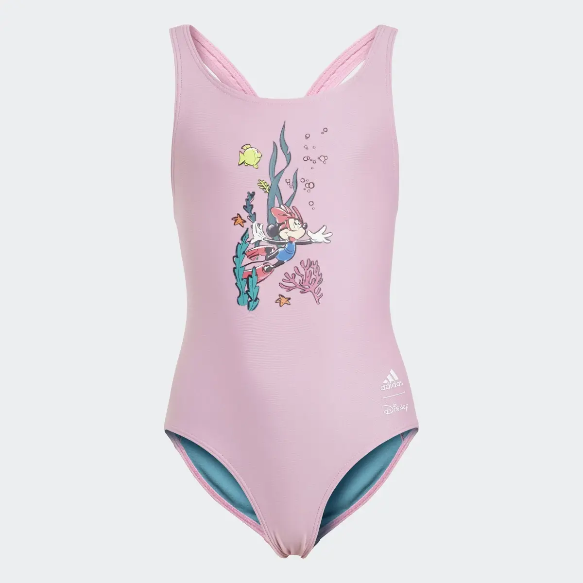 Adidas Disney Minnie Underwater Adventures Swimsuit. 1