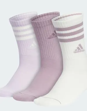 Cushioned 3-Stripes Crew Socks 3-Pack