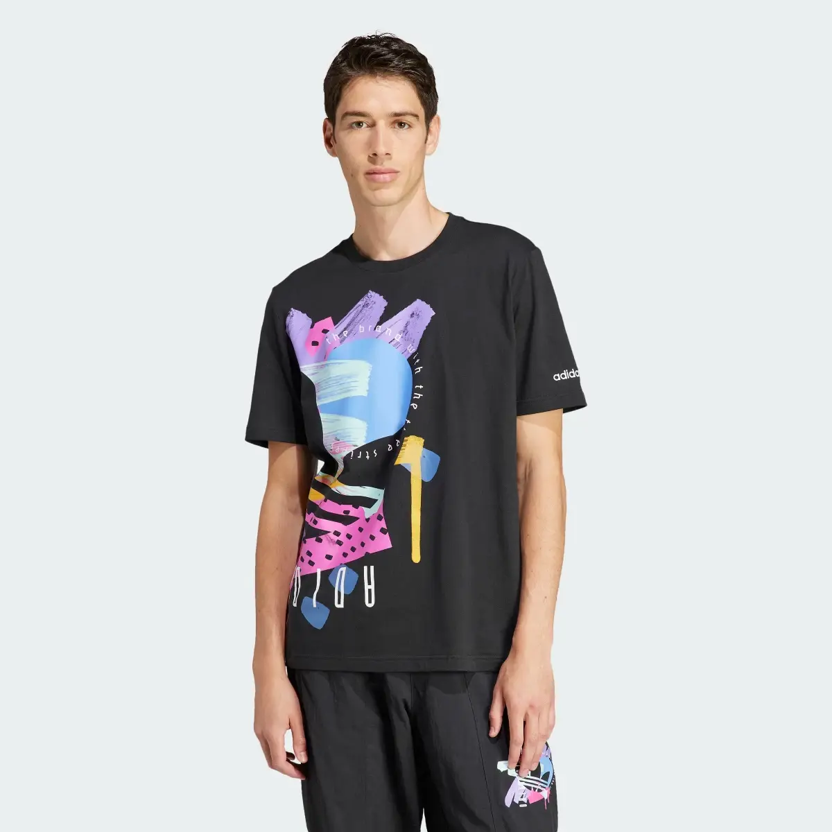 Adidas T-shirt Retro Graphic. 2