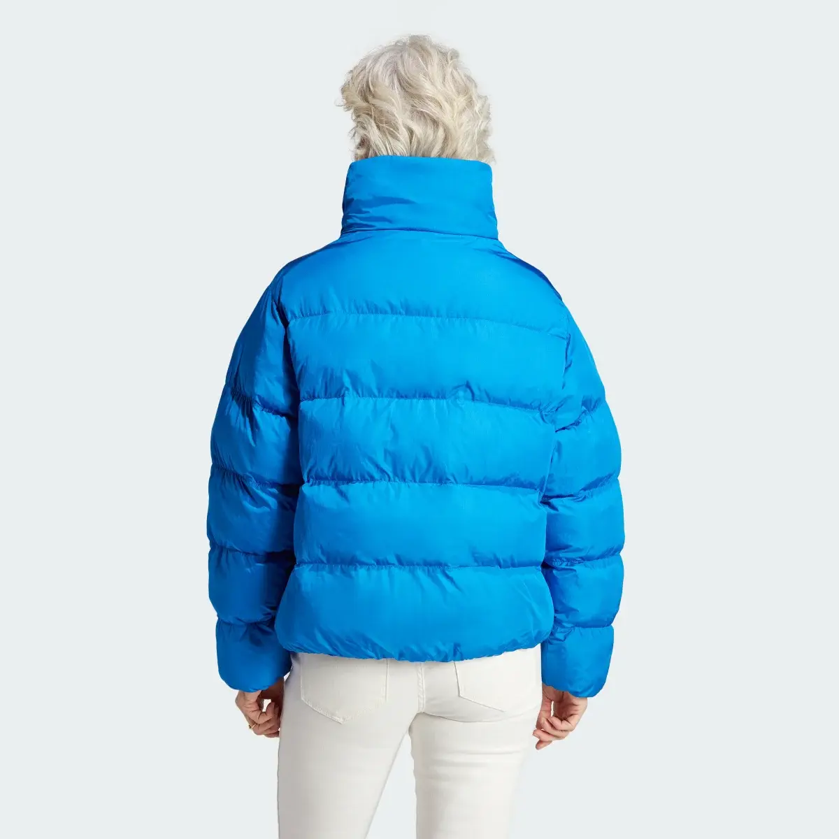 Adidas Short Vegan Puffer Jacket. 3