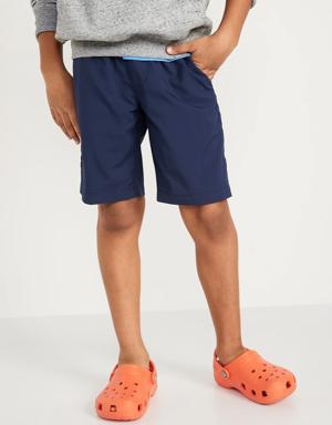 Old Navy StretchTech Jogger Shorts for Boys (At Knee) blue