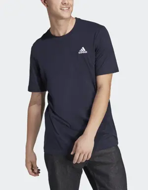 Adidas T-shirt en jersey à petit logo brodé Essentials