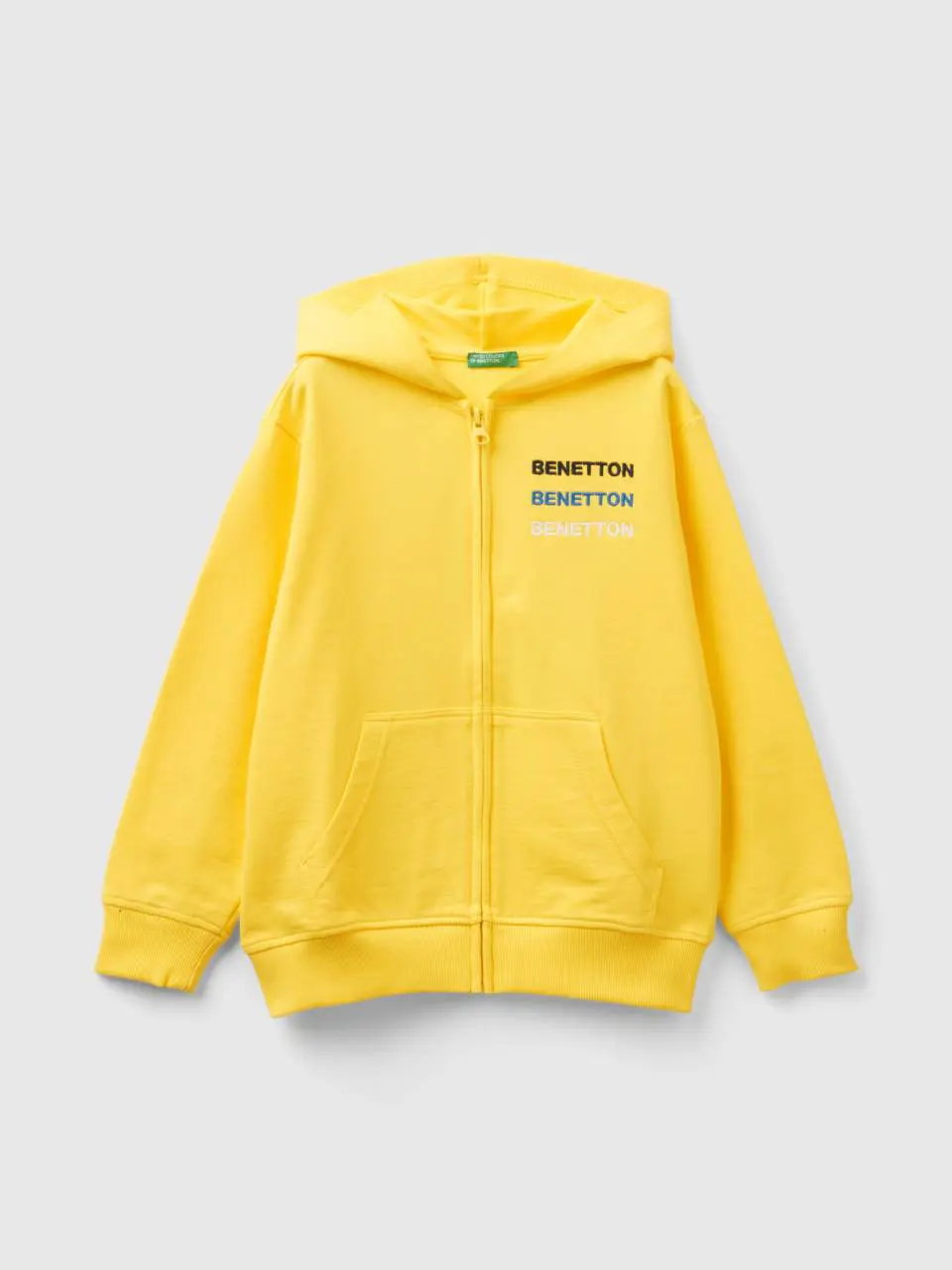 Benetton zip-up hoodie. 1