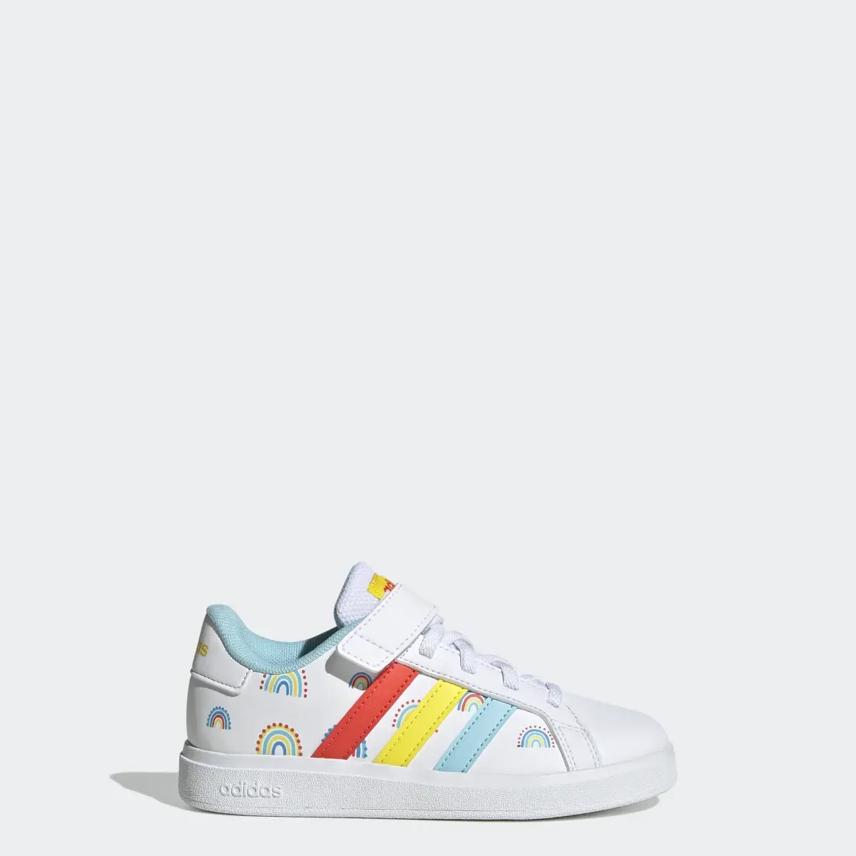 Adidas Zapatilla Grand Court Sustainable Lifestyle Court Elastic Lace and Top Strap. 1