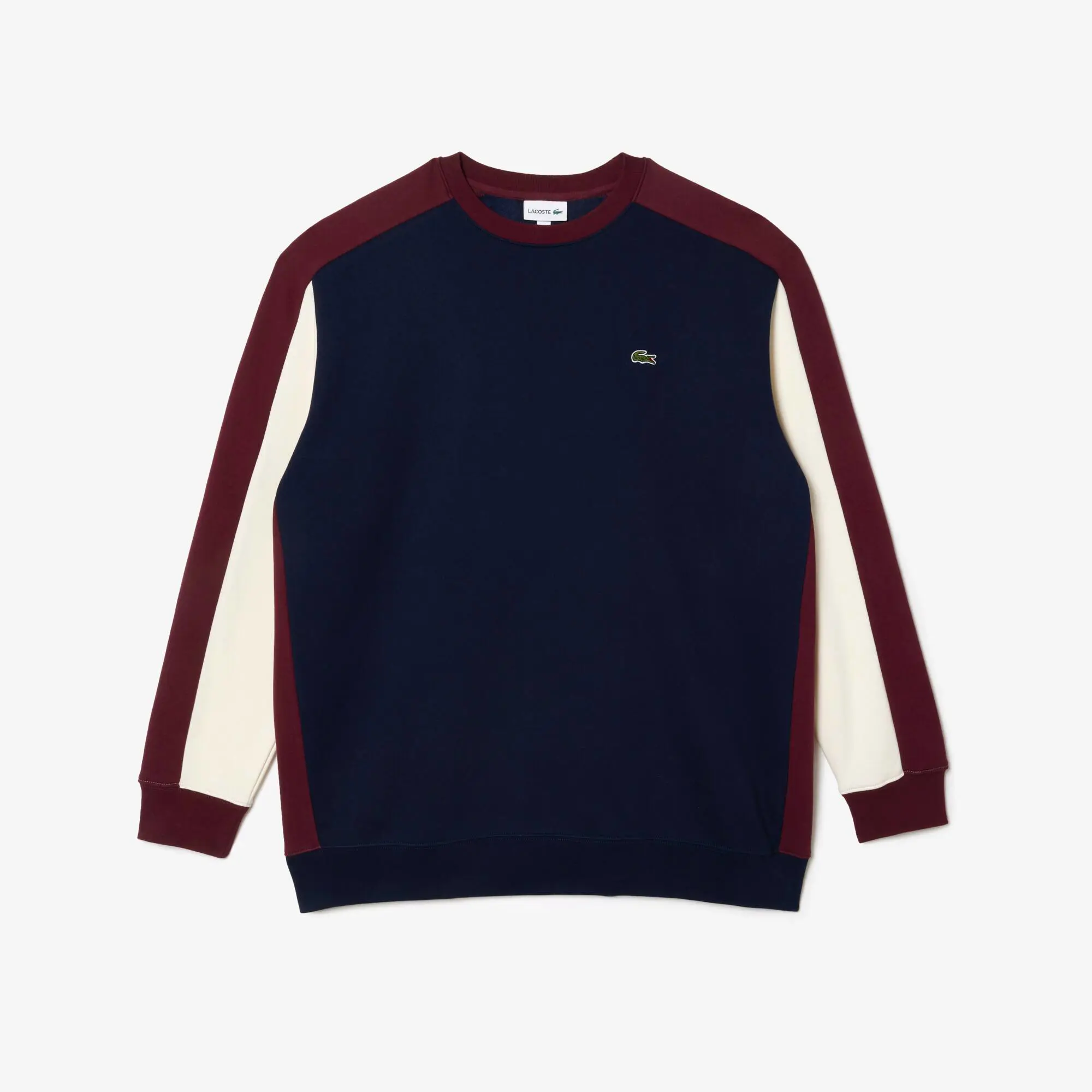 Lacoste Men's Big Fit Colorblock Sweatshirt. 1