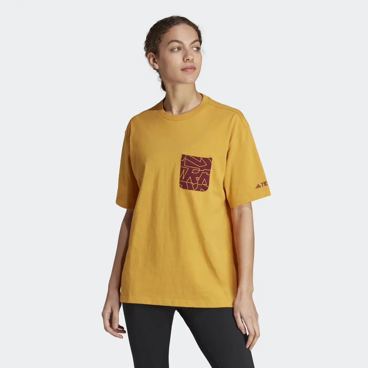 Adidas Terrex Graphic Pocket Print Tee. 2