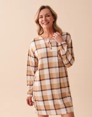 Recycled Fibers Long Sleeve Sleepshirt