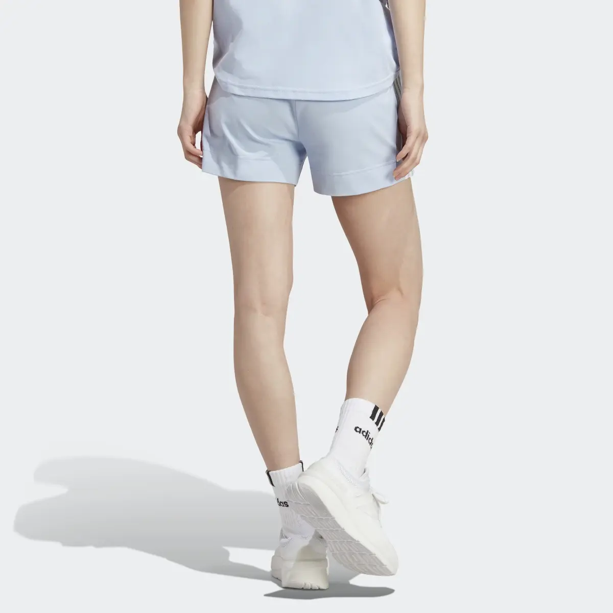 Adidas Essentials Slim 3-Stripes Shorts. 2