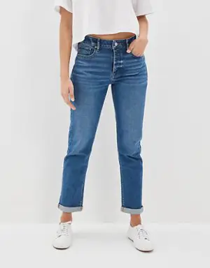 Stretch Low-Rise Tomgirl Jean