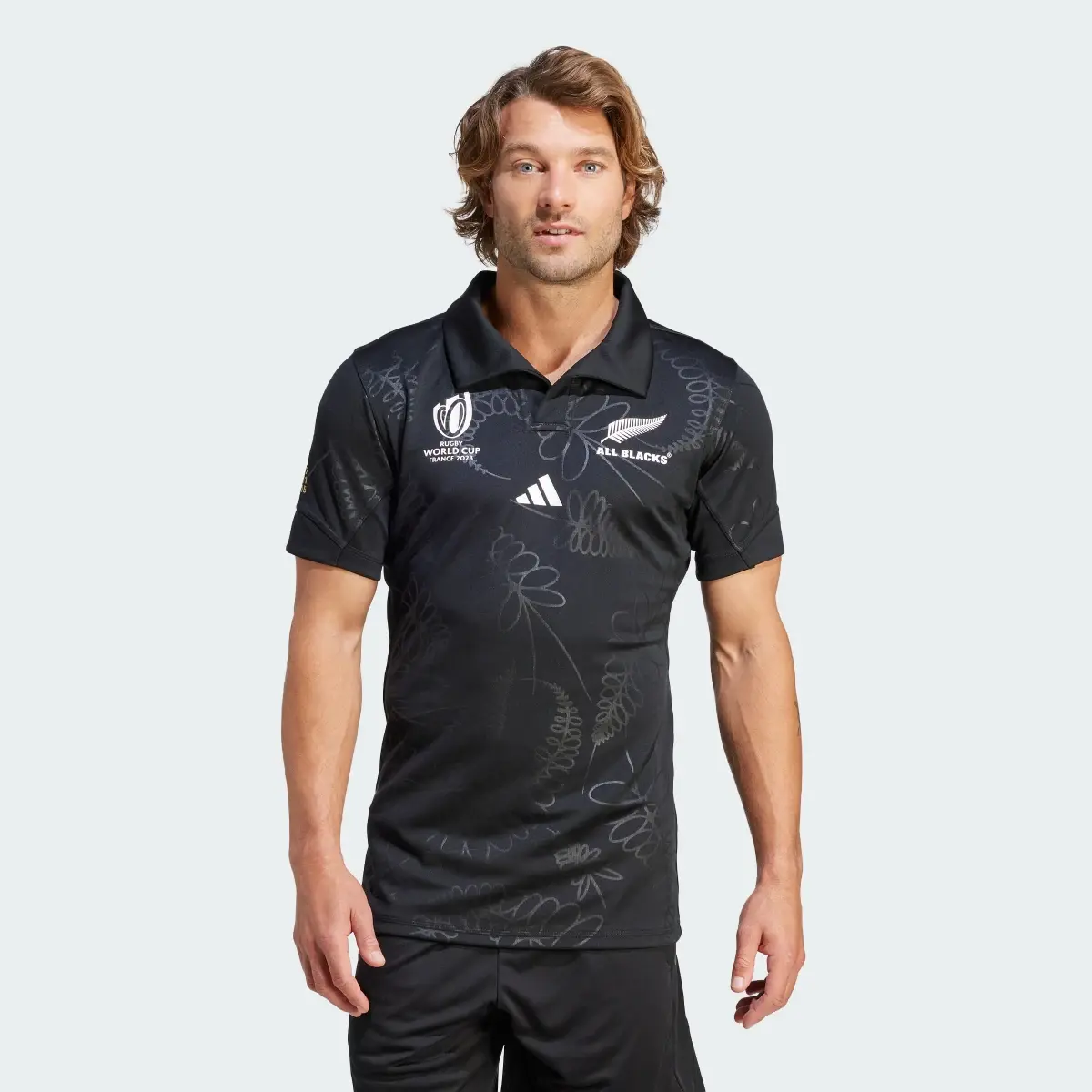 Adidas All Blacks Rugby Performance Home Jersey. 2
