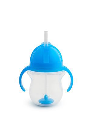 Tıklama Kilitli Uçlu Mavi Unisex Bebek Alıştırma Bardağı 207 ml