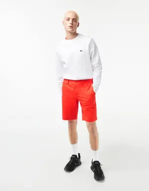 Men's Slim Fit Stretch Cotton Bermuda Shorts