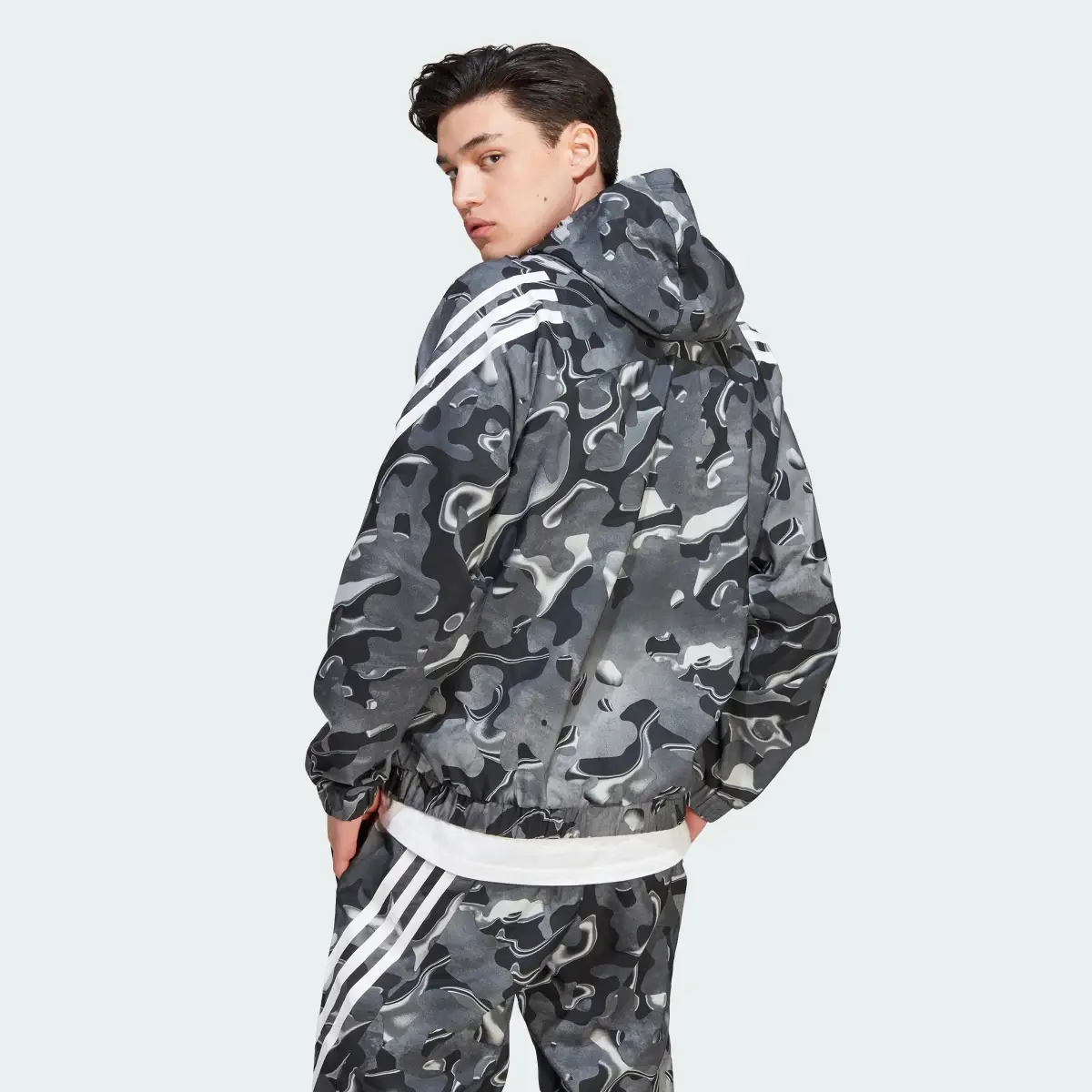 Adidas Future Icons Allover Print Full-Zip Hoodie. 3