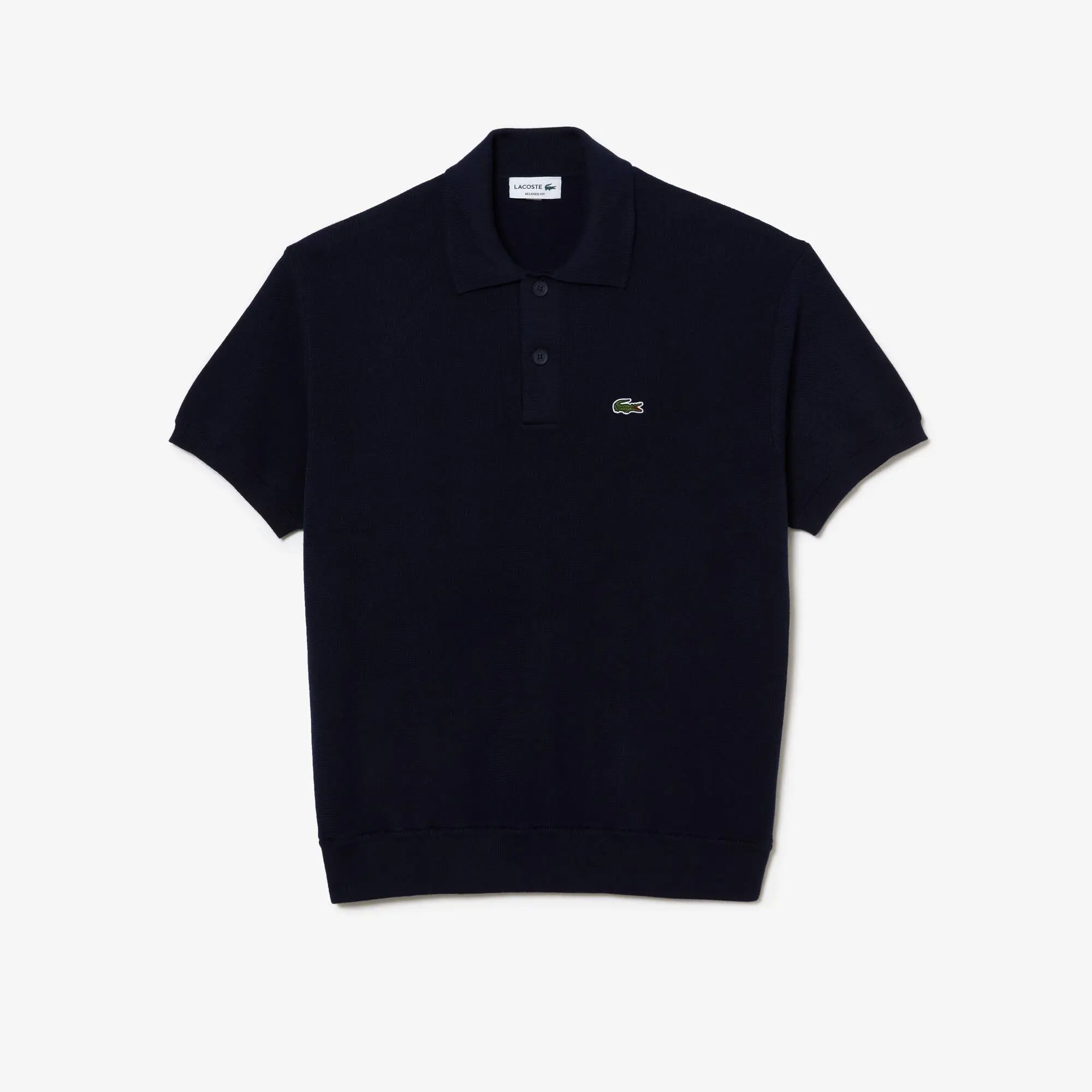 Lacoste Organic Cotton Polo Shirt Neck Sweater. 2