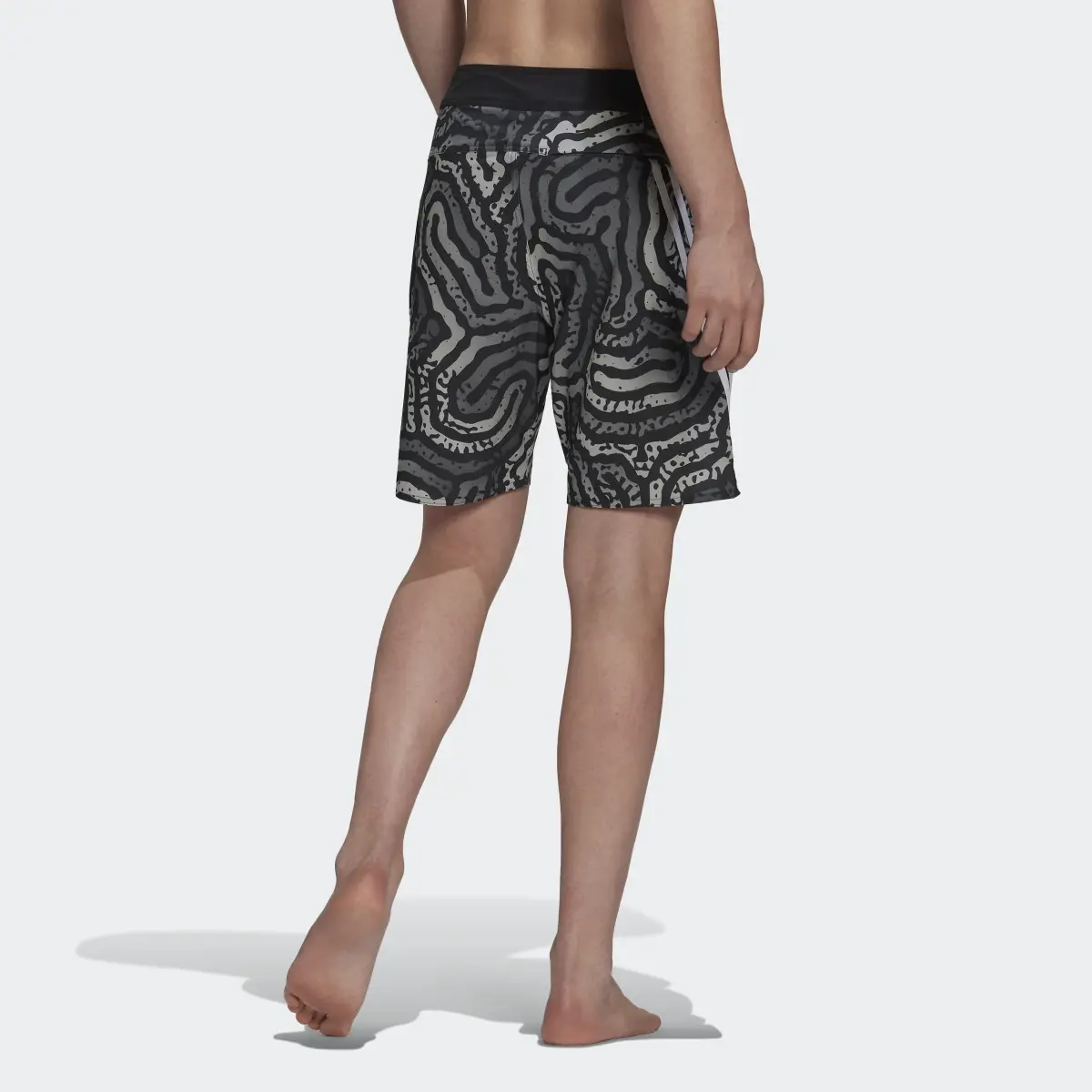 Adidas Classic-Length Colour Maze Tech Board Shorts. 2