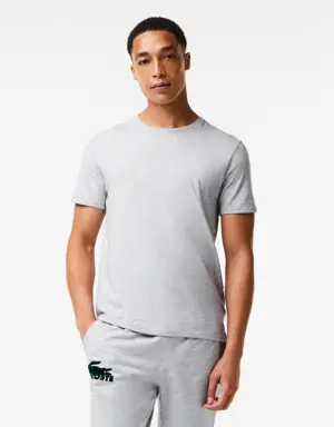 Lacoste Pack de 3 camisetas de hombre en algodón liso con cuello redondo