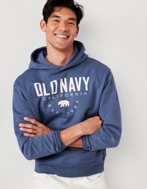 Old Navy Logo-Graphic Pullover Hoodie for Men blue