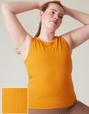 Athleta In Motion Seamless Tank orange