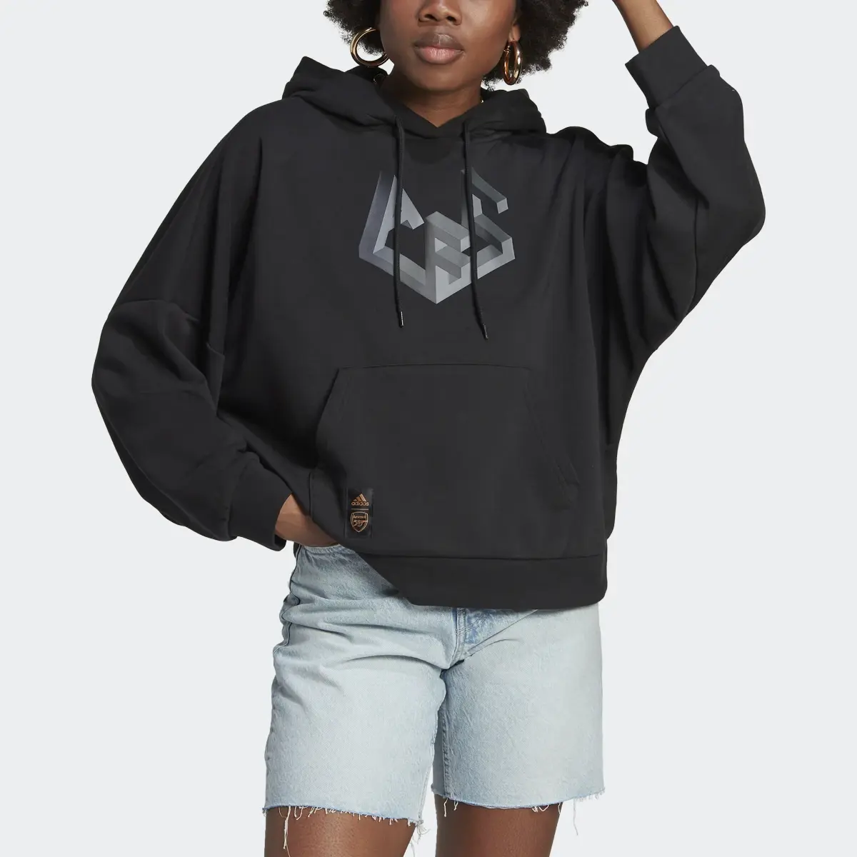 Adidas Arsenal DNA Graphic Hoodie. 1