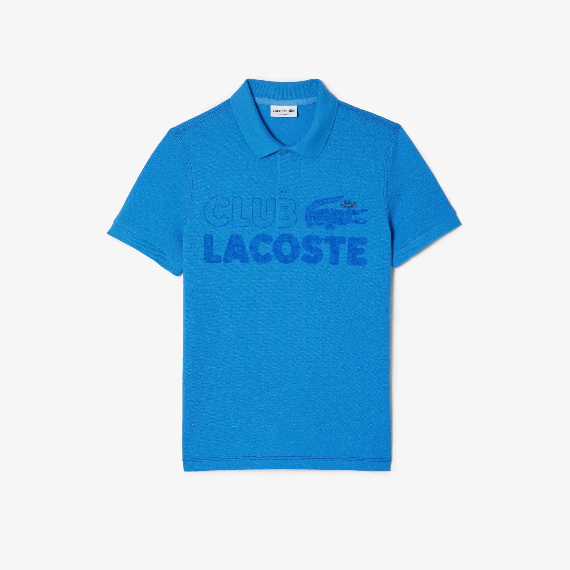 Lacoste Polo com estampado de algodão orgânico Lacoste para homem. 2 Lacoste Polo com estampado de algodão orgânico Lacoste para homem. 2
