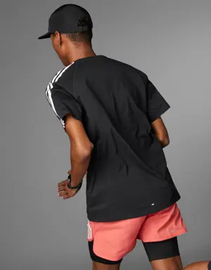 Adidas Own the Run 3-Stripes Tee. 2 Adidas Own the Run 3-Stripes Tee. 2