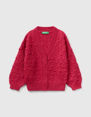 knit cardigan with buttons