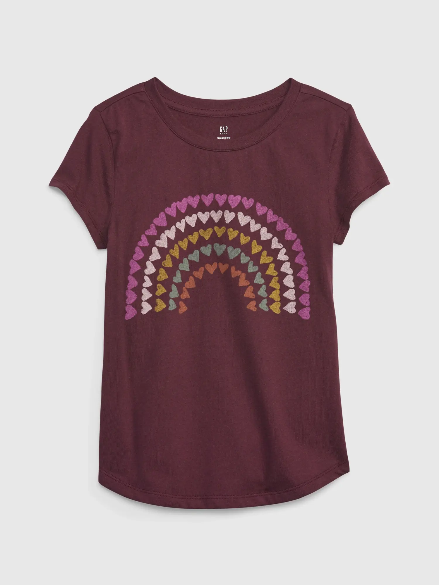 Gap Kids 100% Organic Cotton Graphic T-Shirt purple. 1