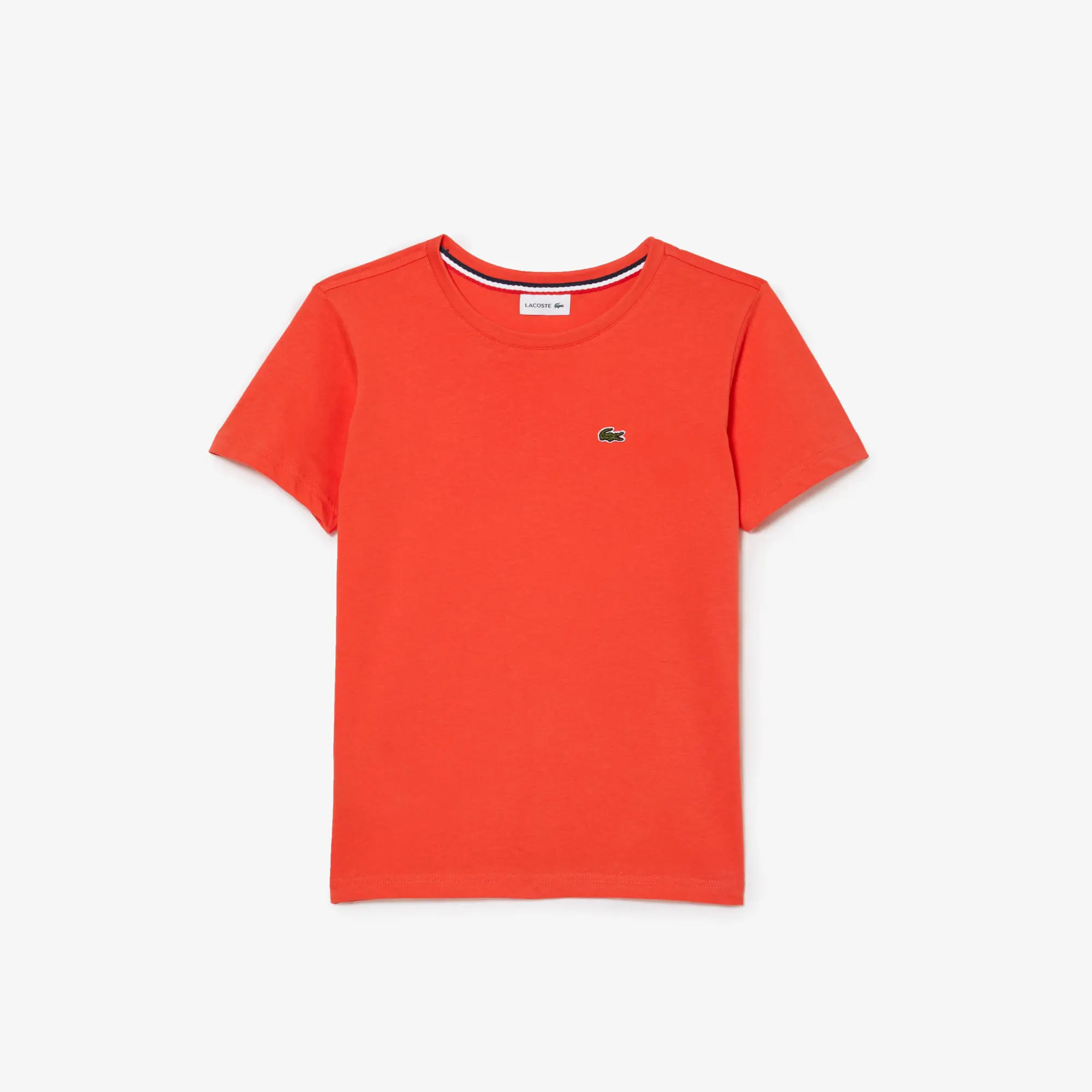 Lacoste T-shirt col rond enfant en jersey de coton. 2