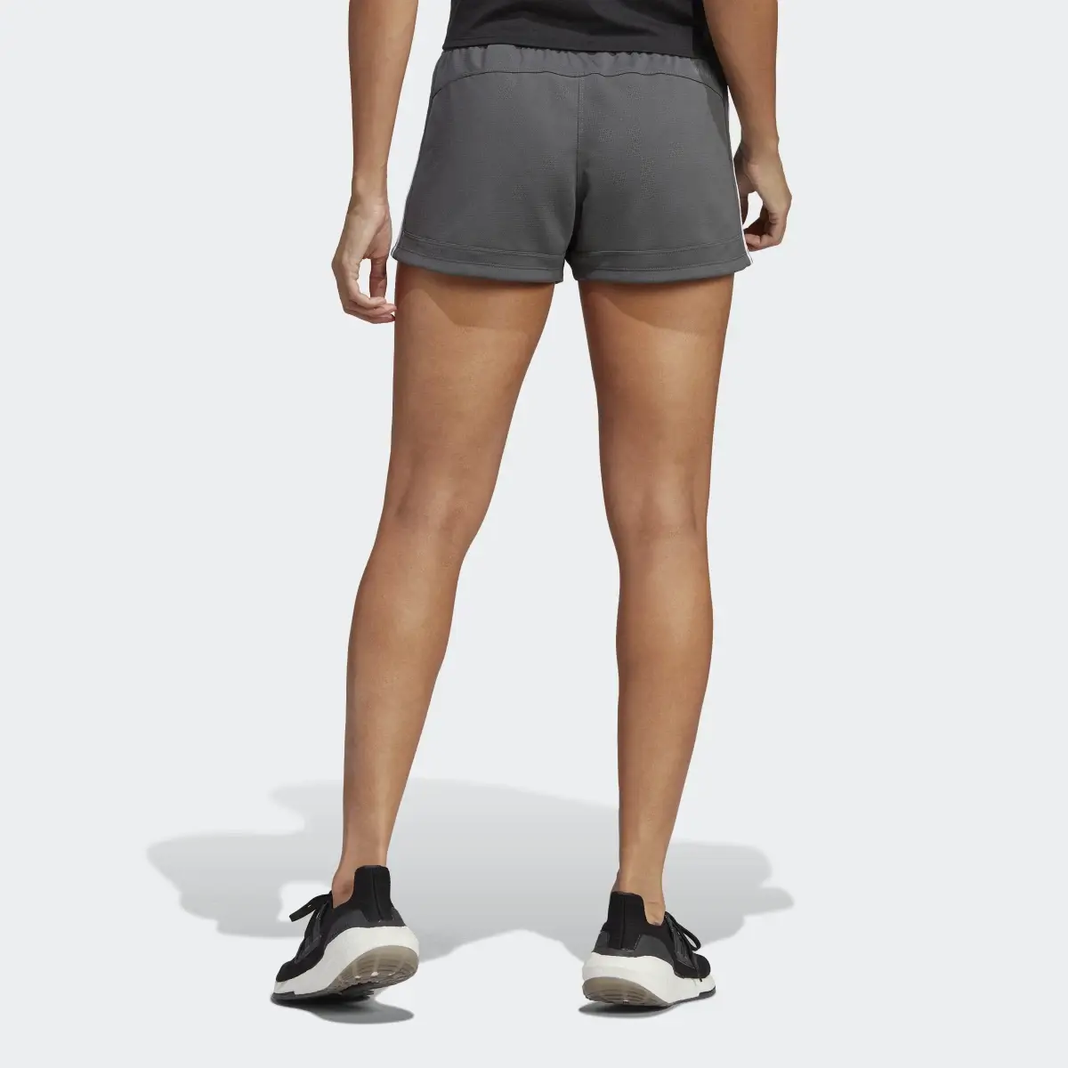 Adidas Pacer 3-Stripes Knit Shorts. 2