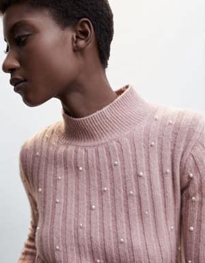 Pearl turtleneck sweater