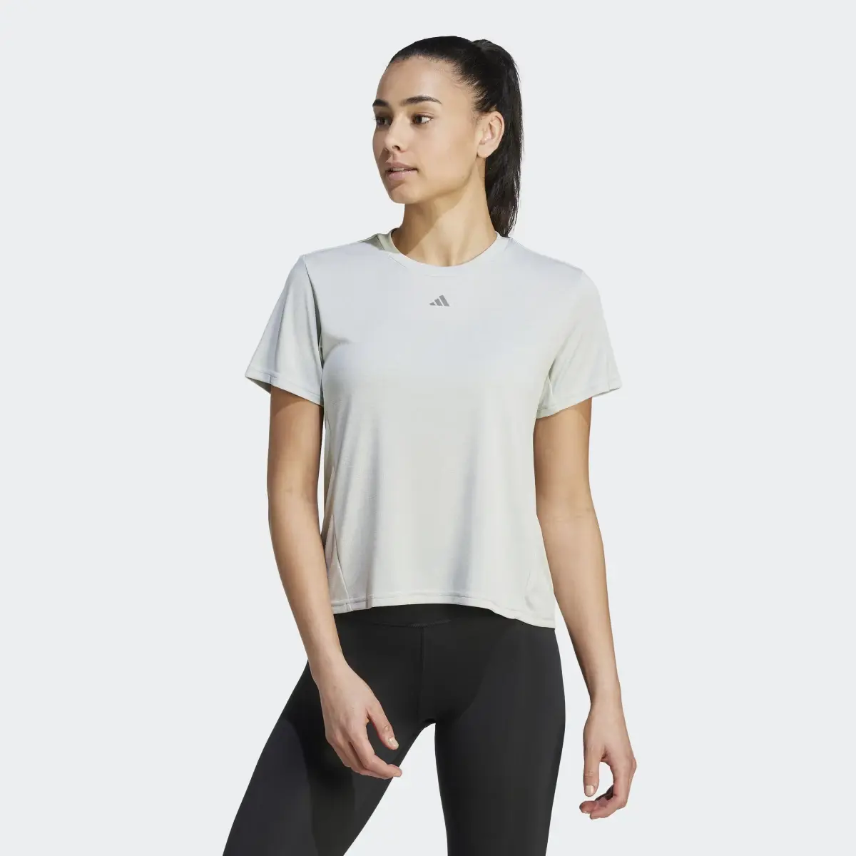 Adidas HIIT HEAT.RDY Sweat-Conceal Training Tee. 2