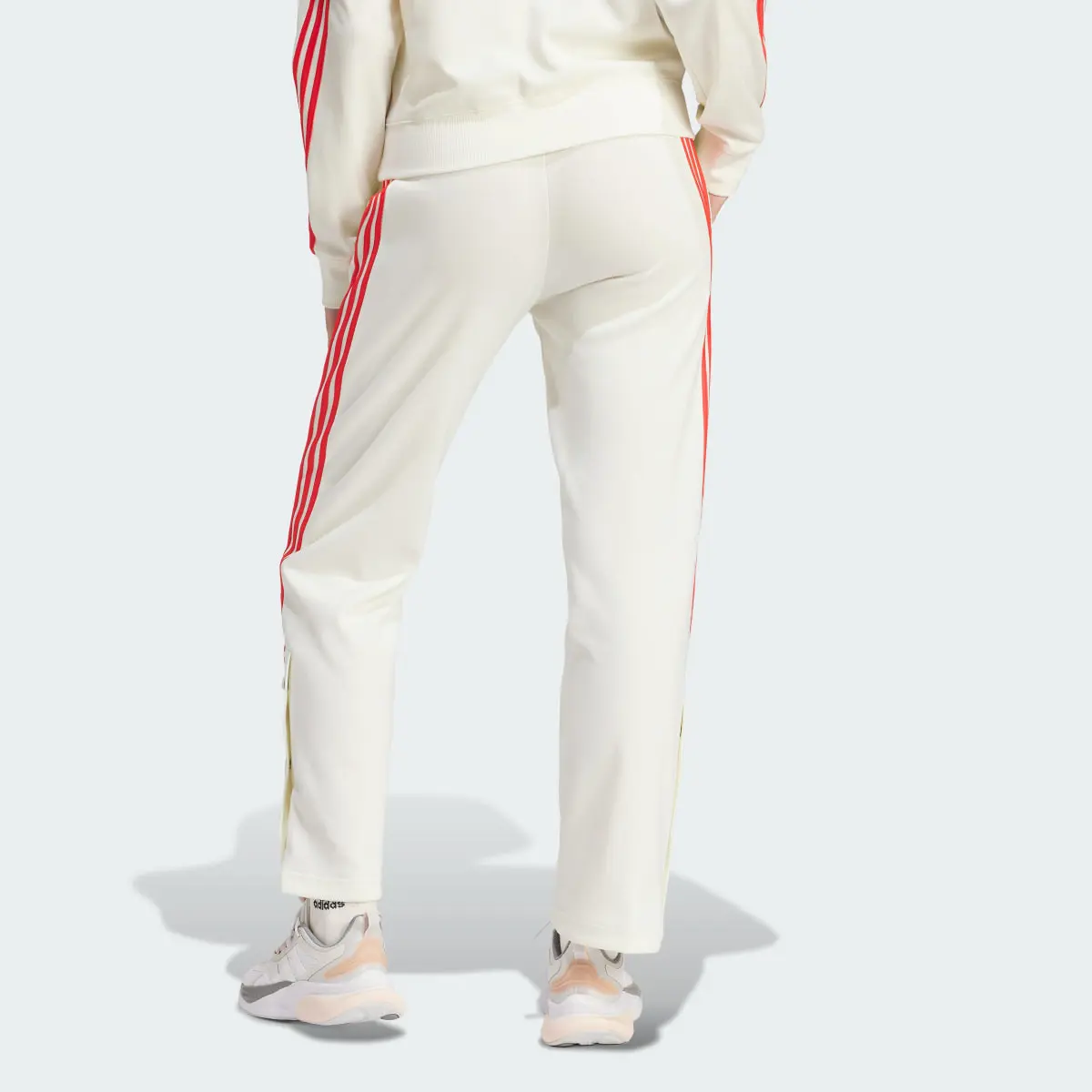 Adidas Iconic Wrapping 3-Stripes Snap Track Pants. 2