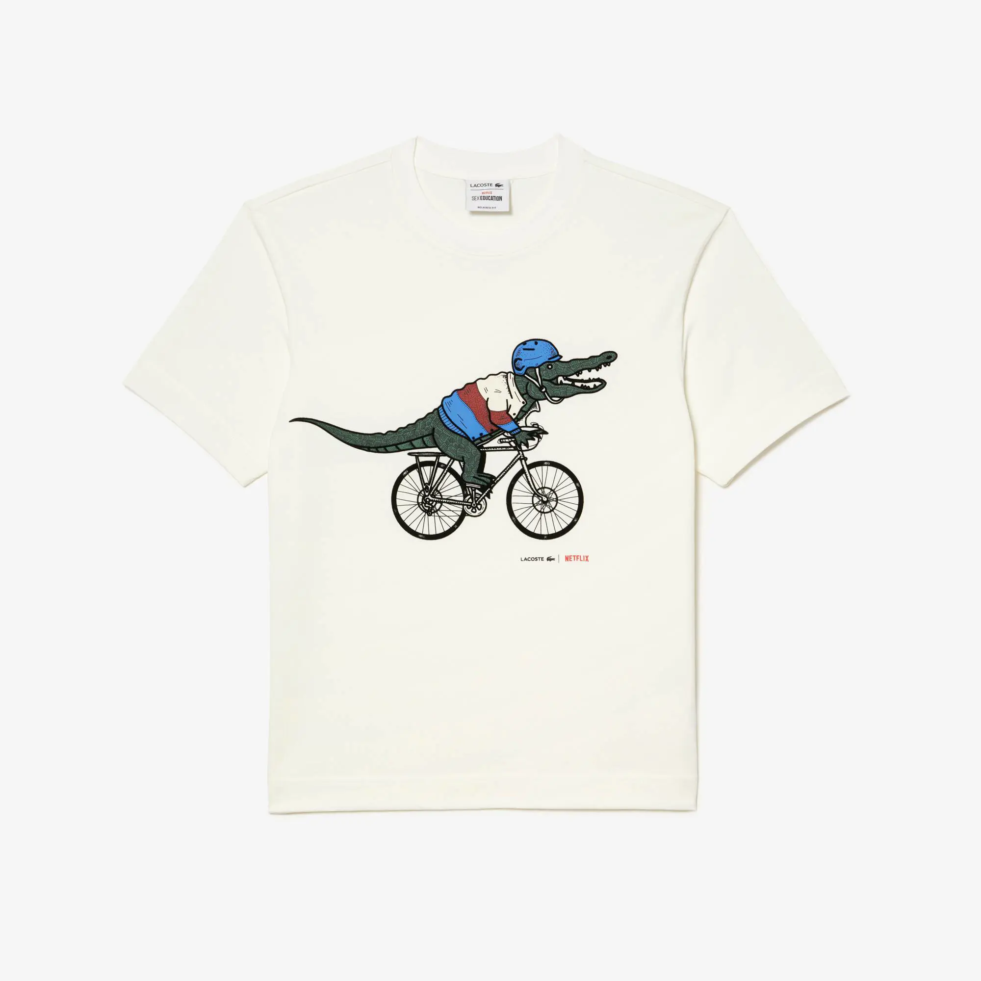 Lacoste T-shirt da uomo in cotone biologico Lacoste x Netflix. 2