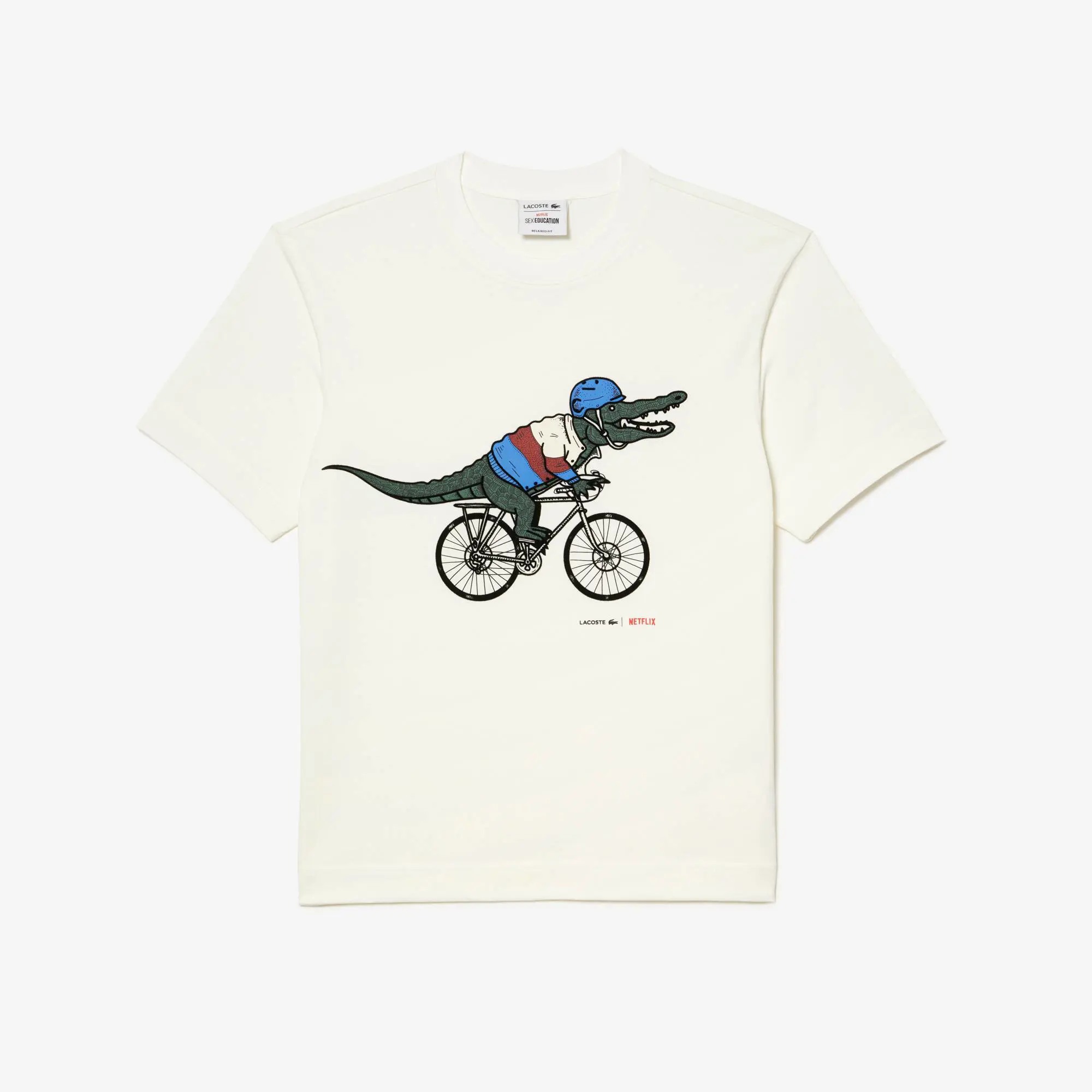 Lacoste T-shirt homme Lacoste x Netflix en coton biologique. 2 Lacoste T-shirt homme Lacoste x Netflix en coton biologique. 2