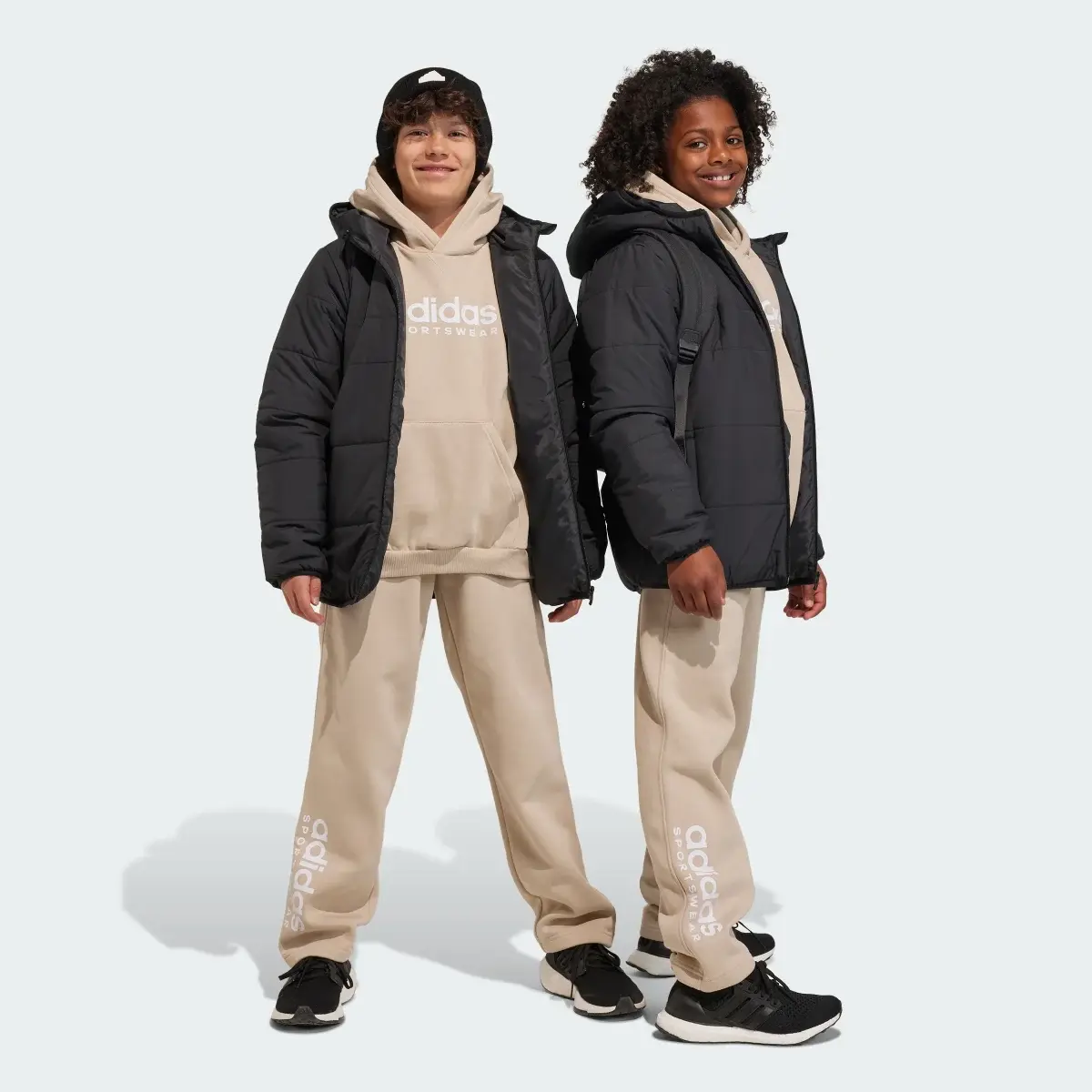 Adidas Fleece Joggers Kids. 1