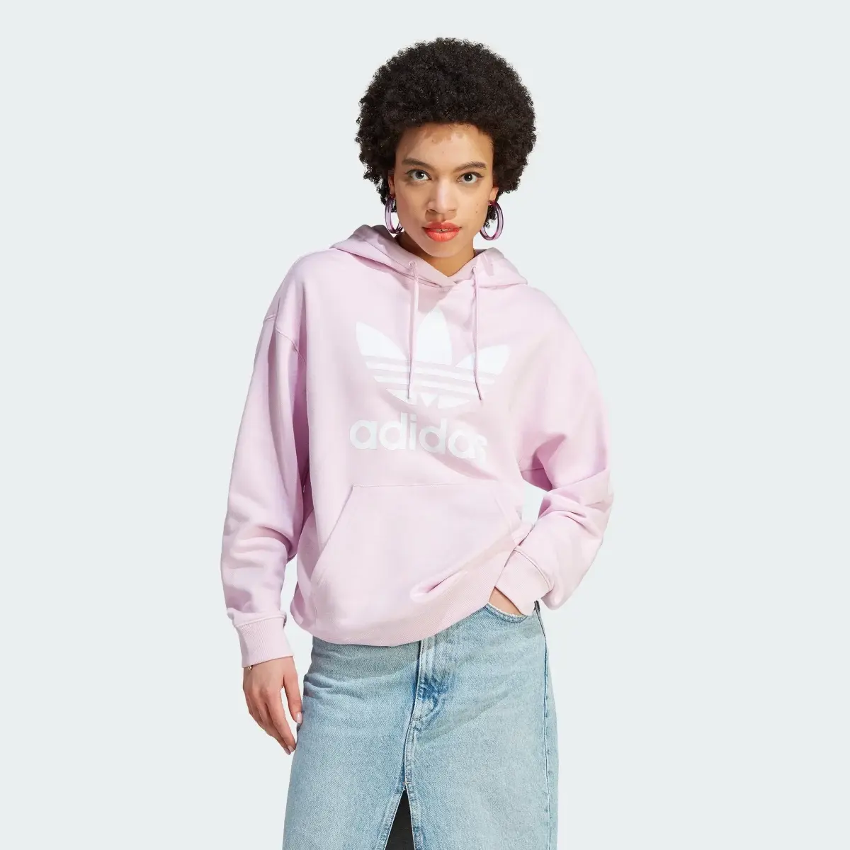 Adidas Adicolor Trefoil Hoodie. 2