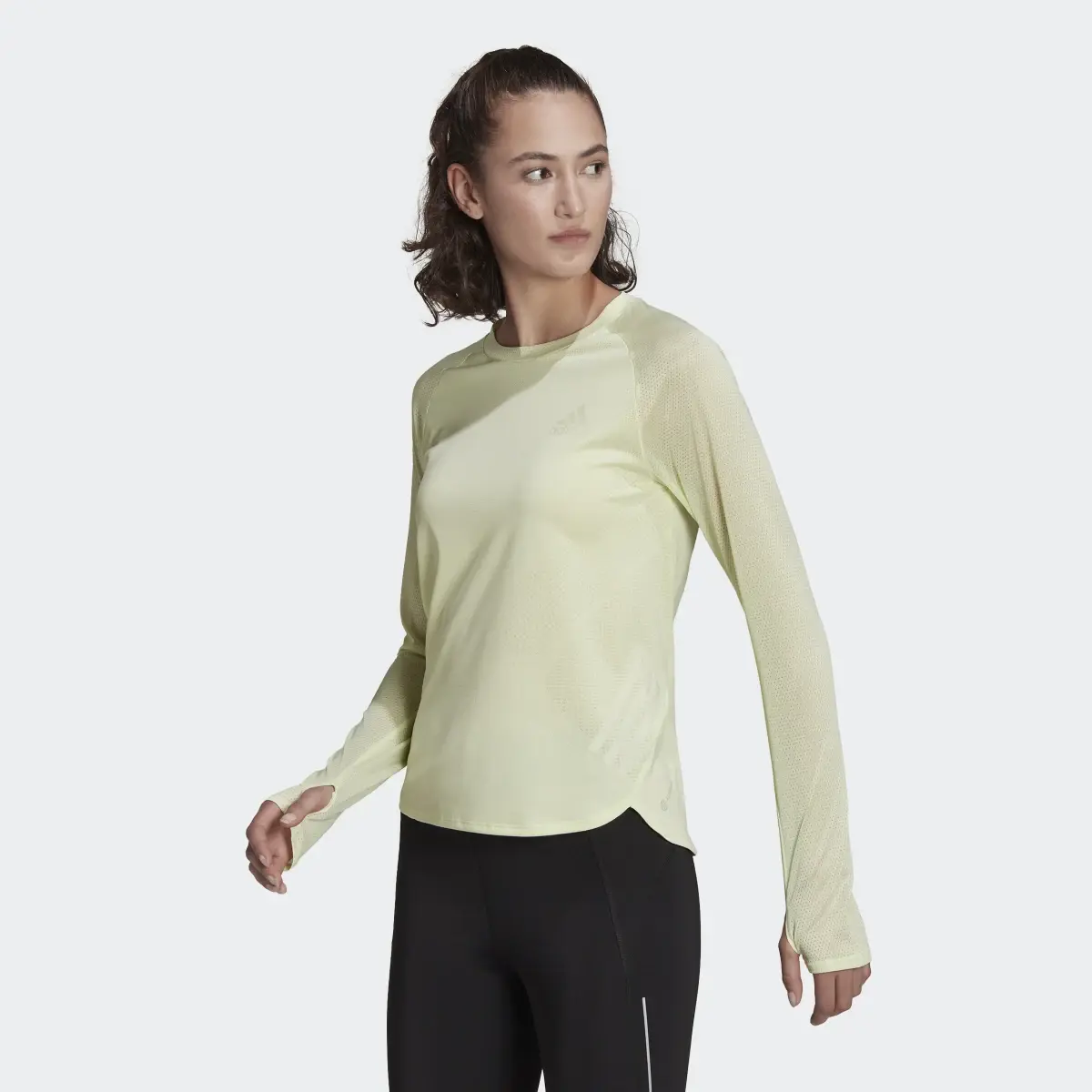 Adidas Parley Adizero Long Sleeve Running Tee. 2