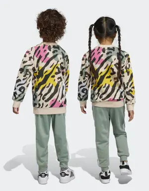 Adidas Animal Print Crew Set. 3 Adidas Animal Print Crew Set. 3