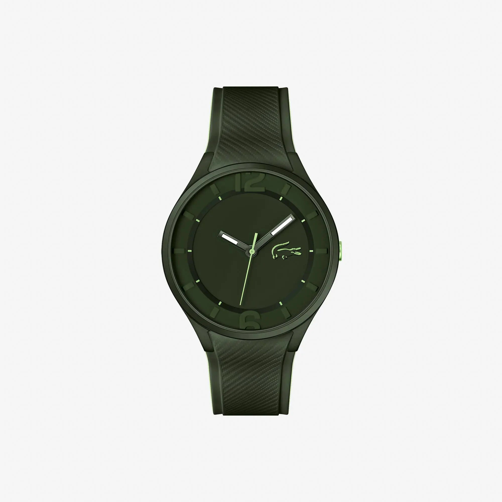 Lacoste Orologio a 3 lancette in silicone verde Ollie. 1 Lacoste Orologio a 3 lancette in silicone verde Ollie. 1