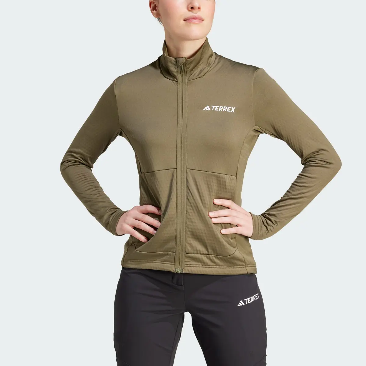 Adidas Veste légère molleton entièrement zippée Terrex Multi. 1