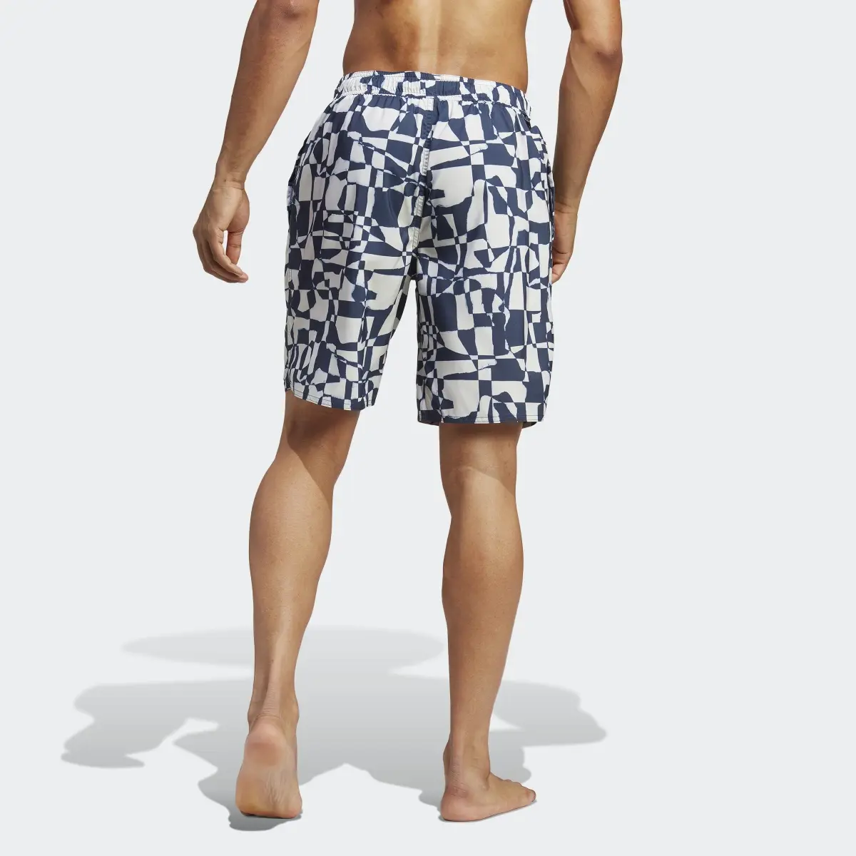 Adidas Shorts de Natación Shredded Check CLX. 2