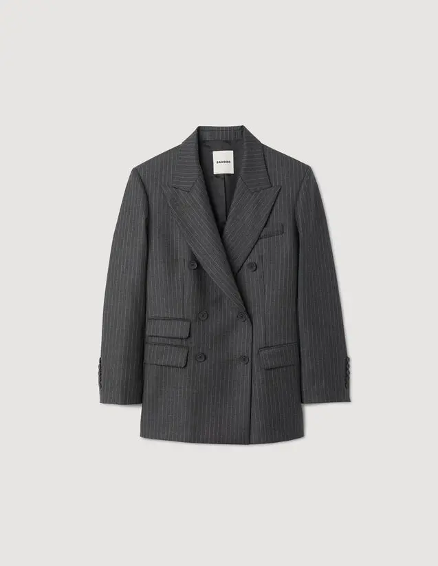 Sandro Stripy suit jacket. 2