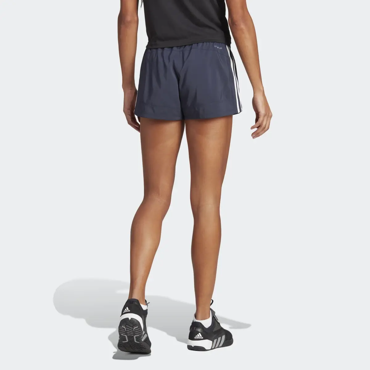 Adidas Pacer 3-Stripes Woven Shorts. 2