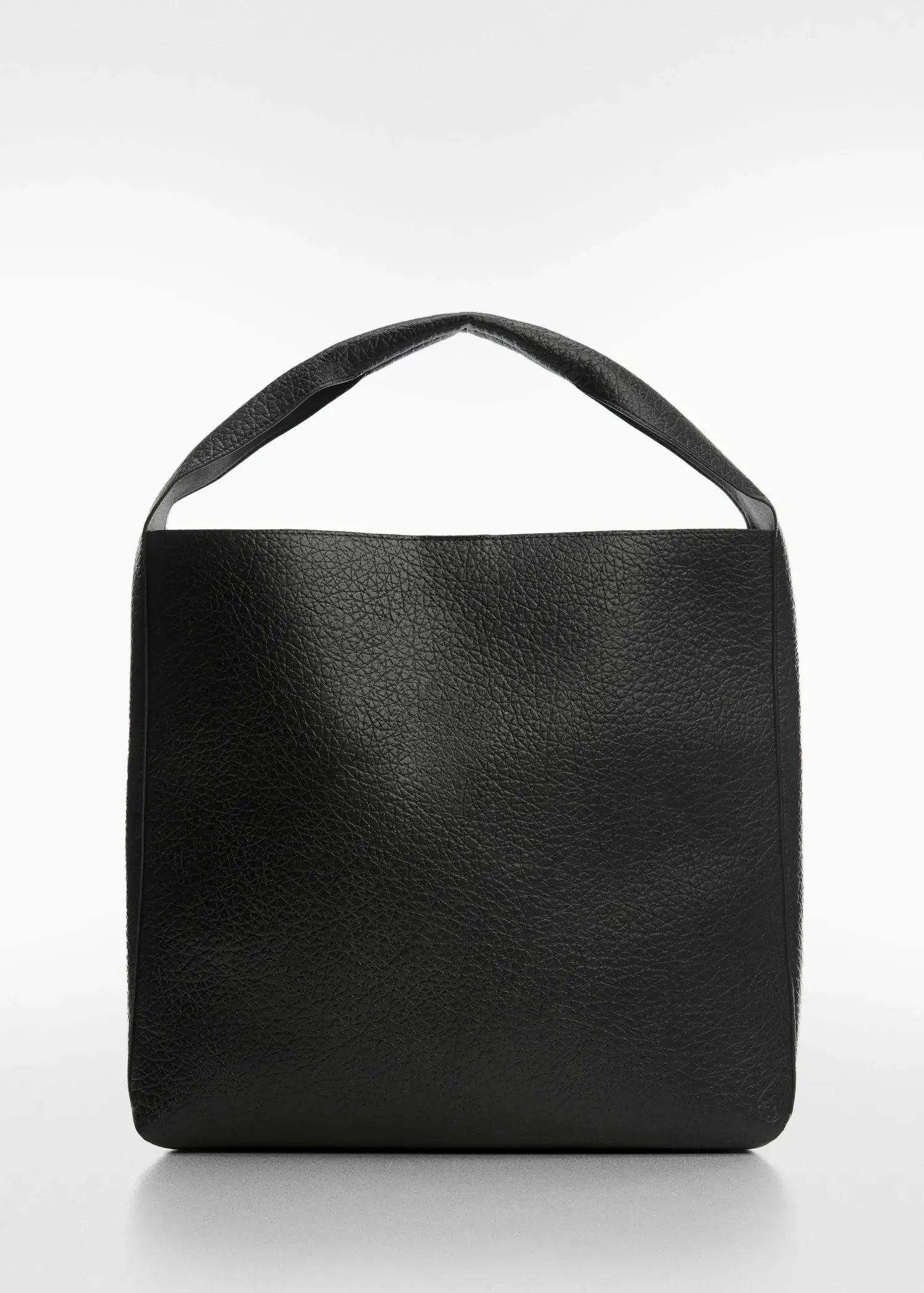 Mango Shopper Bag mit Leder-Effekt. 1