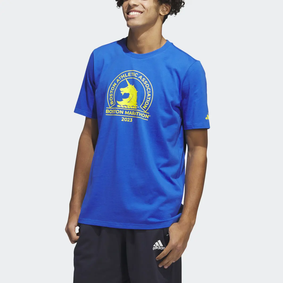 Adidas Boston Marathon® 2023 Logo Tee. 1