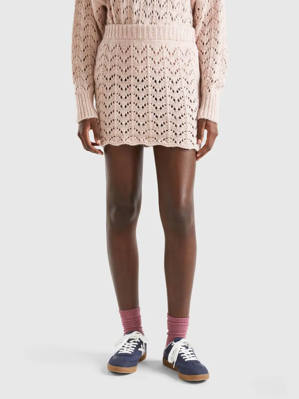 Benetton crochet mini skirt. 1